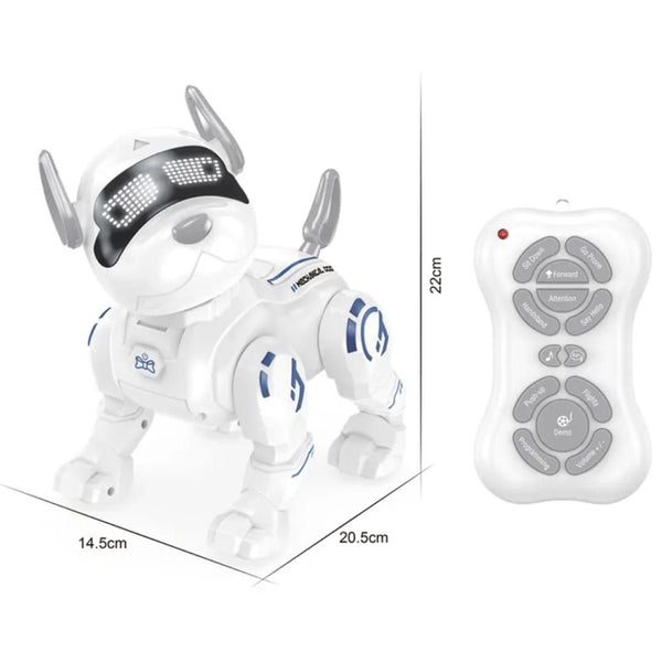 Tinny Toys Pihura RC Stunt Robot Dog  Smart Remort Controe Control Walking & Dancing Robo Pet Toy