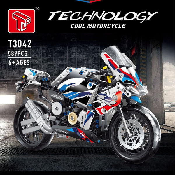Tinny Toys blocks brick bike BMW  M 1000 RR 42130 model building kit build motorcycle