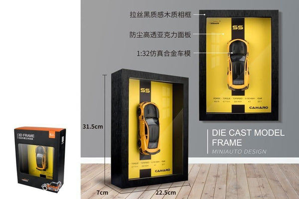 Tinny Toys 3D Car frame wall art wooden